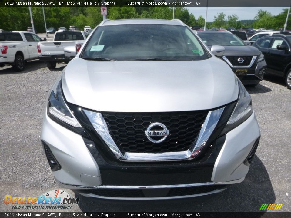 2019 Nissan Murano SL AWD Brilliant Silver Metallic / Graphite Photo #9