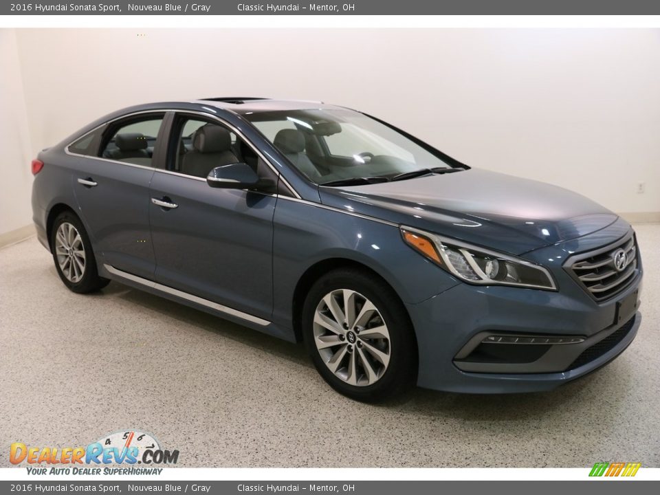 2016 Hyundai Sonata Sport Nouveau Blue / Gray Photo #1