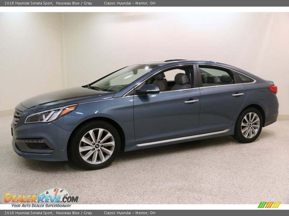 2016 Hyundai Sonata Sport Nouveau Blue / Gray Photo #3
