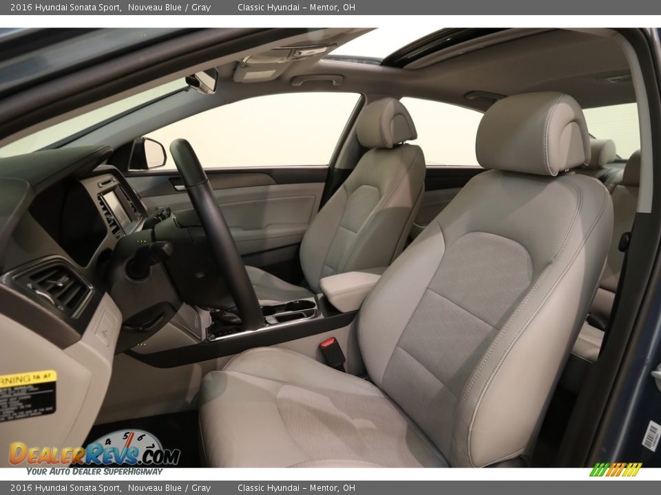 2016 Hyundai Sonata Sport Nouveau Blue / Gray Photo #5