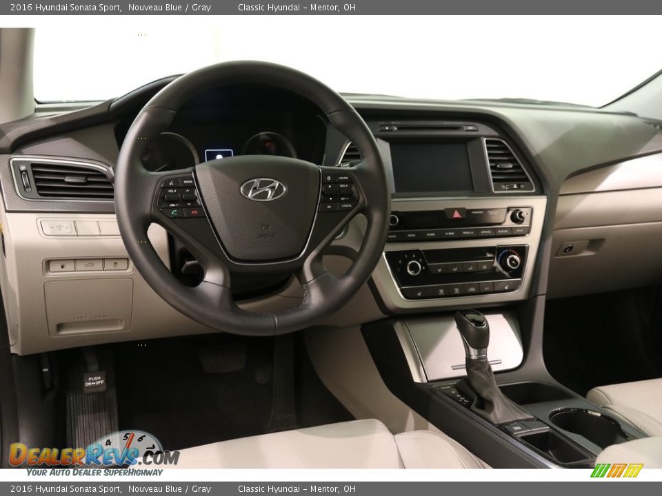 2016 Hyundai Sonata Sport Nouveau Blue / Gray Photo #6