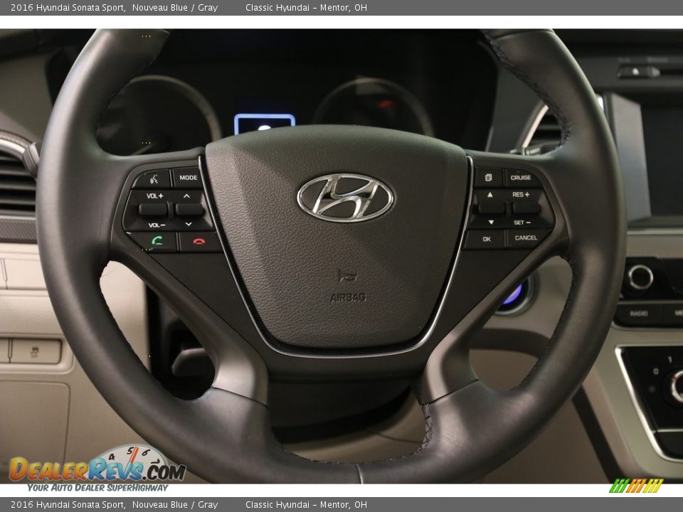 2016 Hyundai Sonata Sport Nouveau Blue / Gray Photo #7