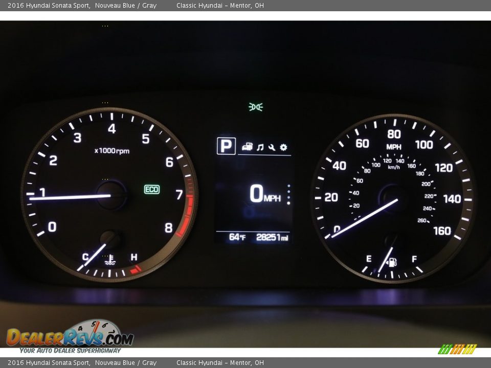 2016 Hyundai Sonata Sport Nouveau Blue / Gray Photo #8