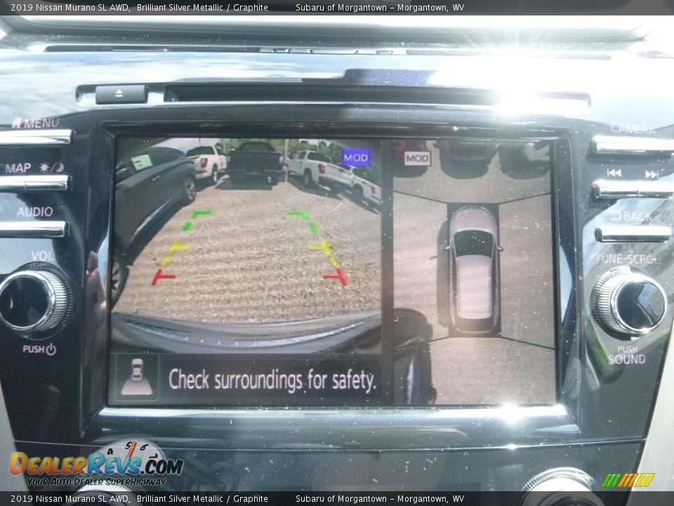 2019 Nissan Murano SL AWD Brilliant Silver Metallic / Graphite Photo #19