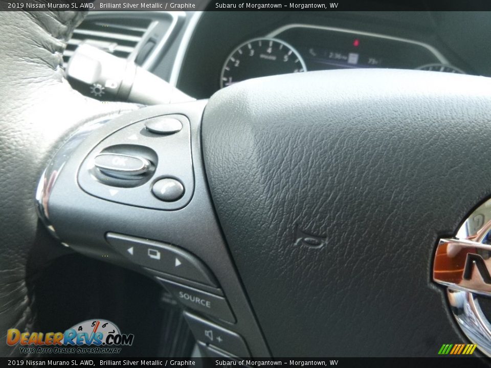 2019 Nissan Murano SL AWD Steering Wheel Photo #21