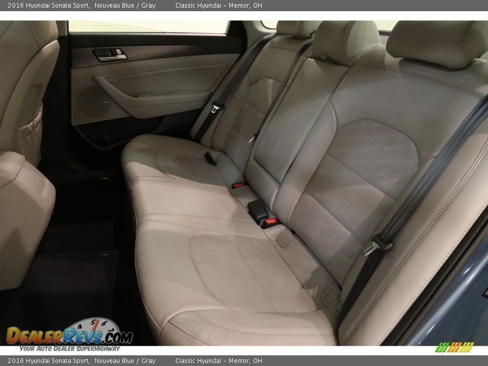 2016 Hyundai Sonata Sport Nouveau Blue / Gray Photo #17