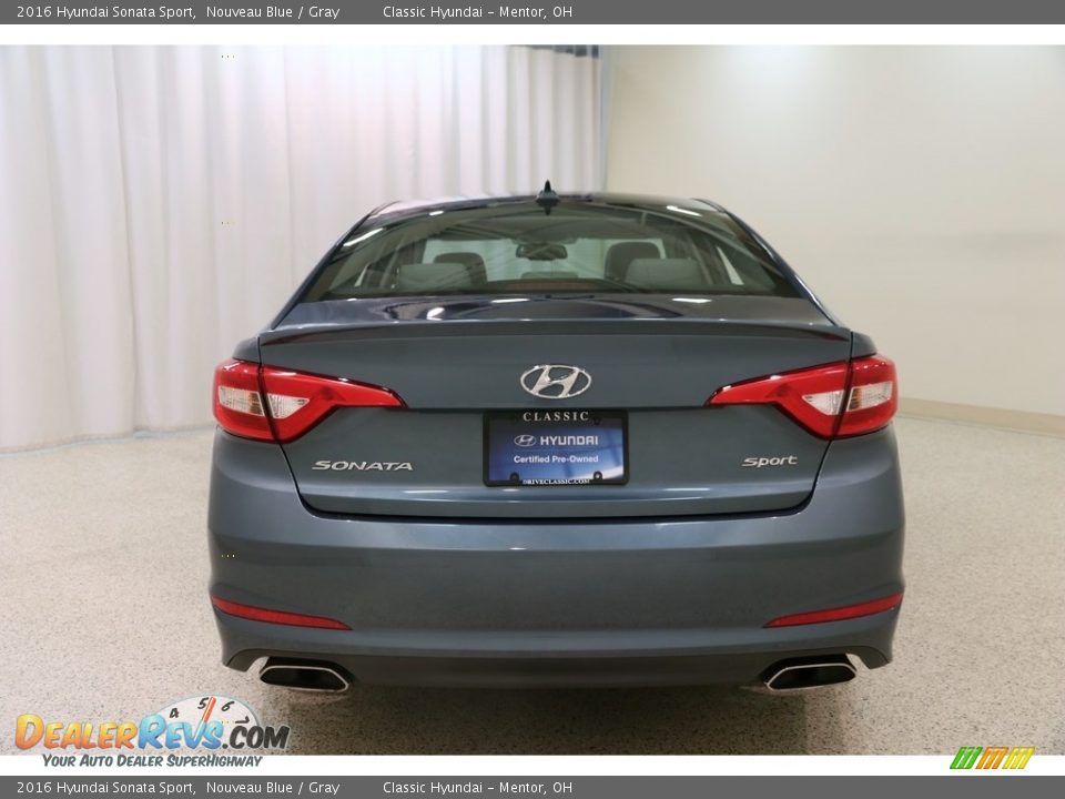 2016 Hyundai Sonata Sport Nouveau Blue / Gray Photo #18