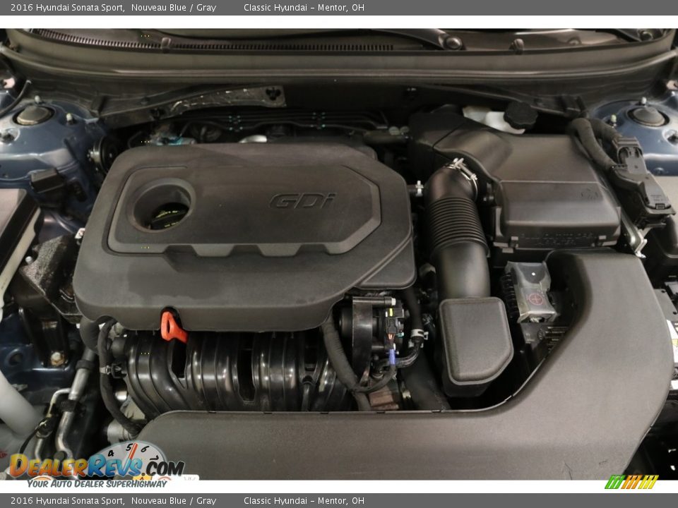 2016 Hyundai Sonata Sport Nouveau Blue / Gray Photo #19