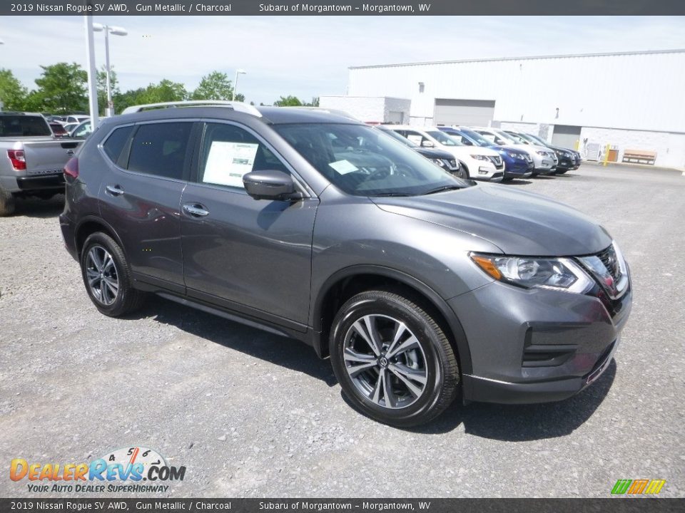 2019 Nissan Rogue SV AWD Gun Metallic / Charcoal Photo #1