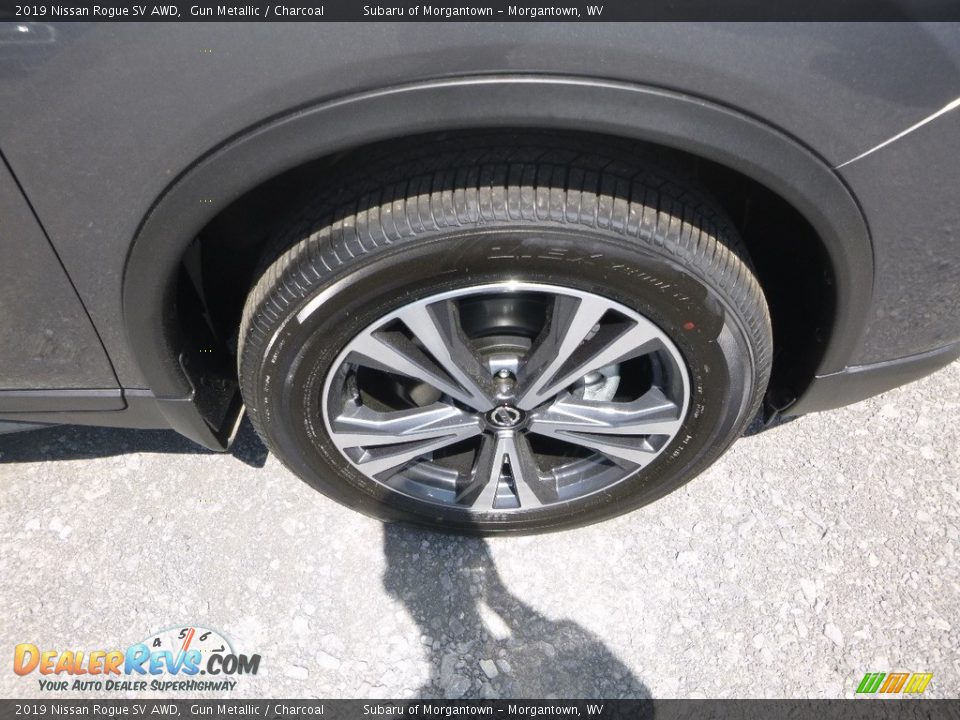 2019 Nissan Rogue SV AWD Gun Metallic / Charcoal Photo #2