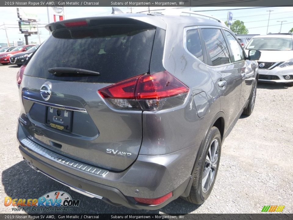 2019 Nissan Rogue SV AWD Gun Metallic / Charcoal Photo #4