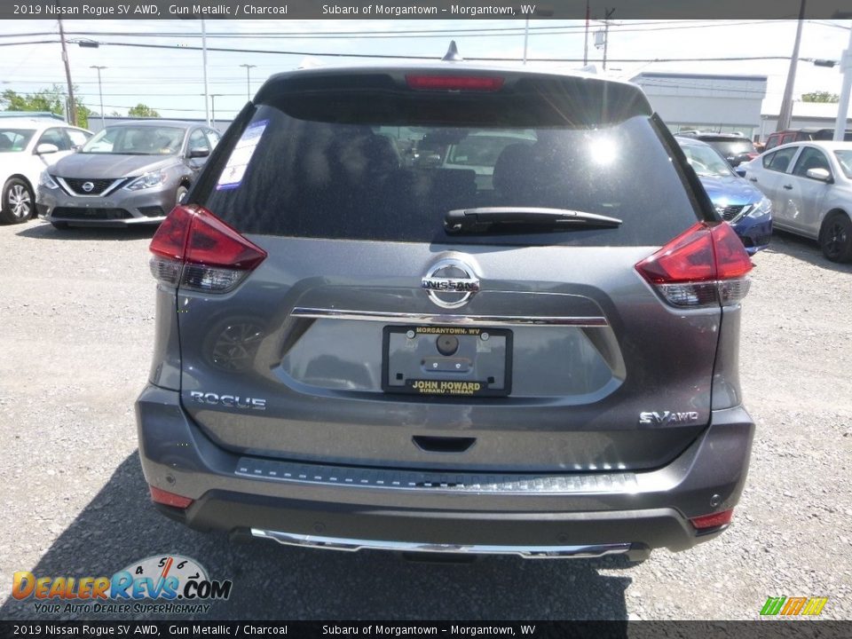 2019 Nissan Rogue SV AWD Gun Metallic / Charcoal Photo #5