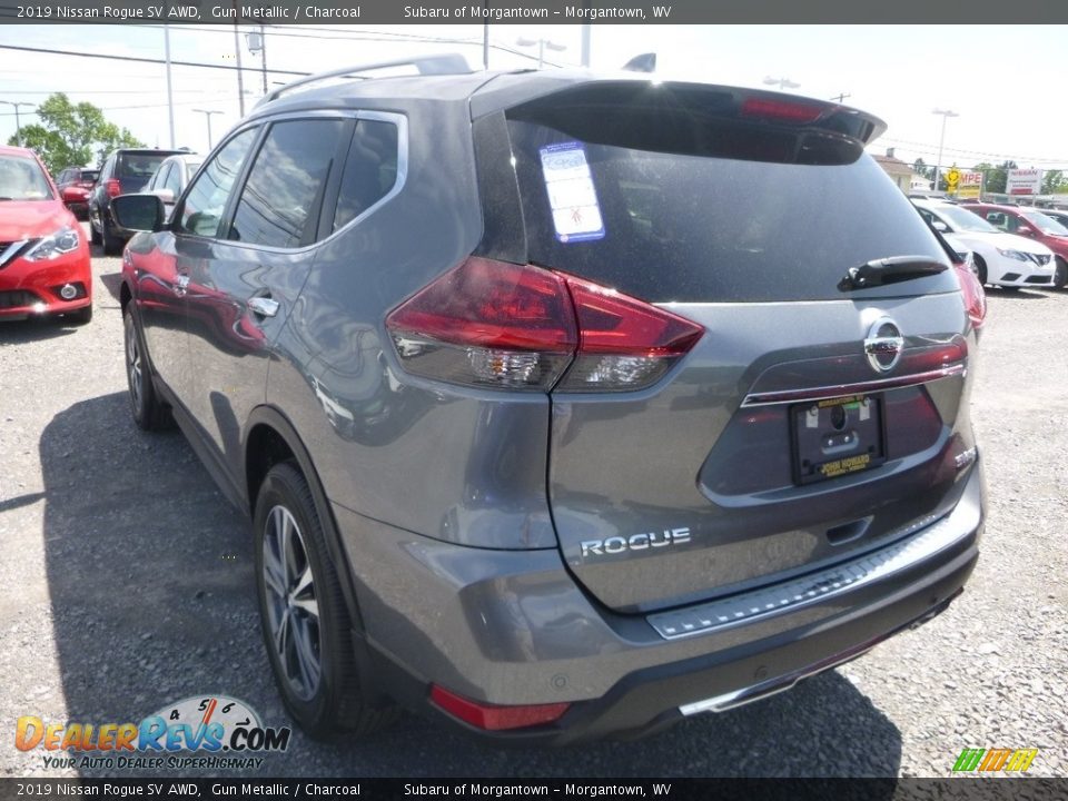 2019 Nissan Rogue SV AWD Gun Metallic / Charcoal Photo #6