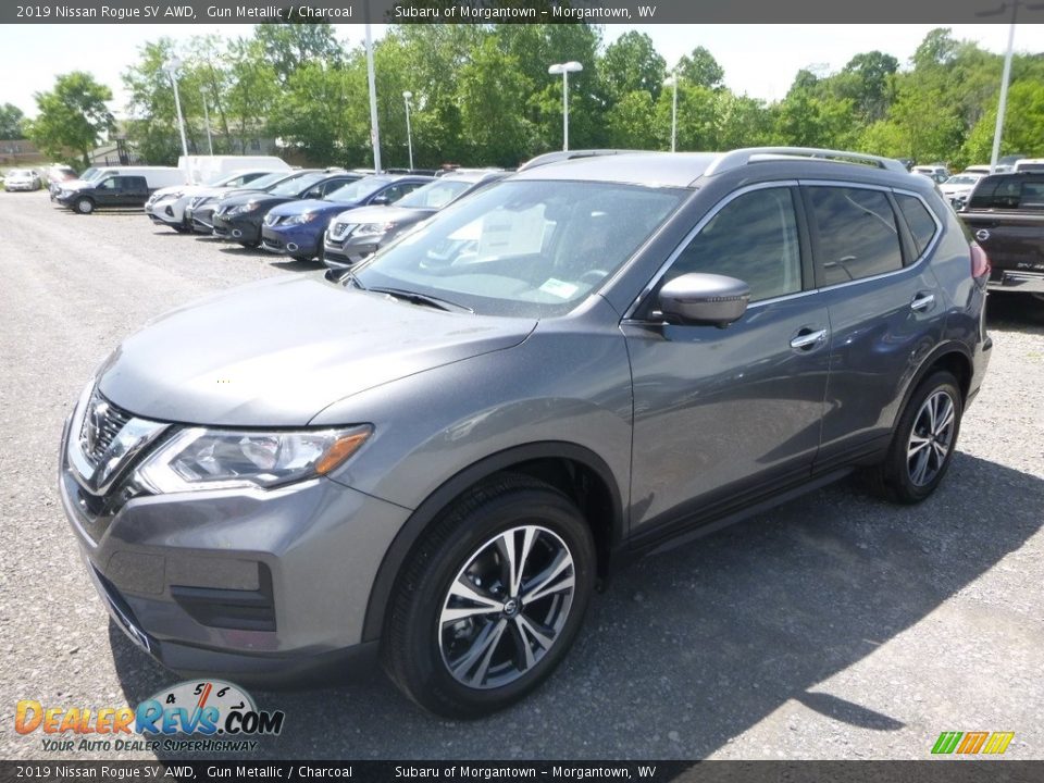 2019 Nissan Rogue SV AWD Gun Metallic / Charcoal Photo #8