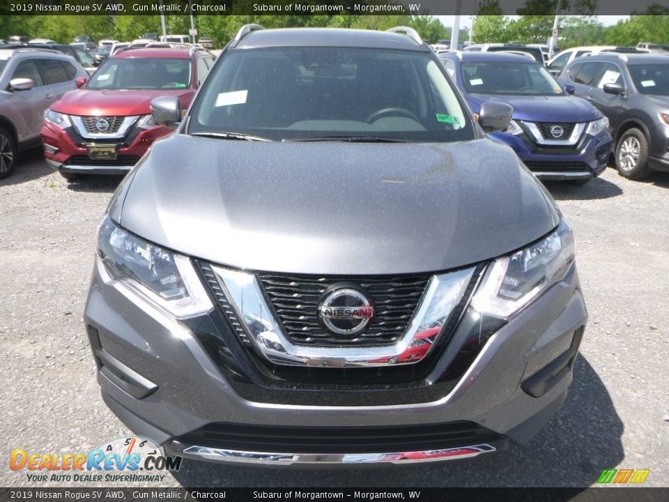 2019 Nissan Rogue SV AWD Gun Metallic / Charcoal Photo #9