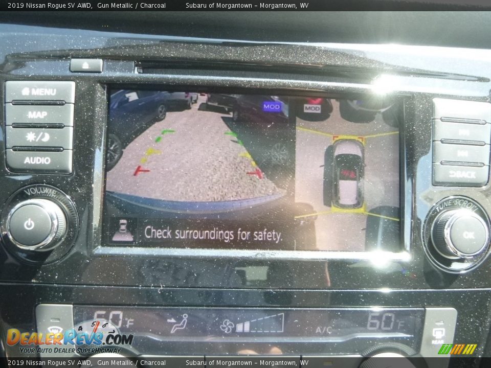 2019 Nissan Rogue SV AWD Gun Metallic / Charcoal Photo #17