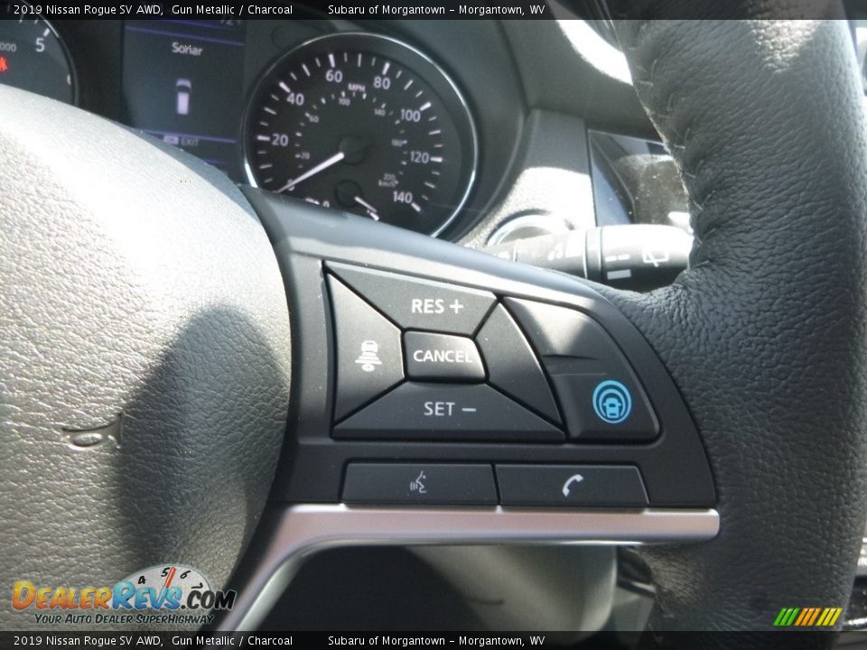 2019 Nissan Rogue SV AWD Gun Metallic / Charcoal Photo #18