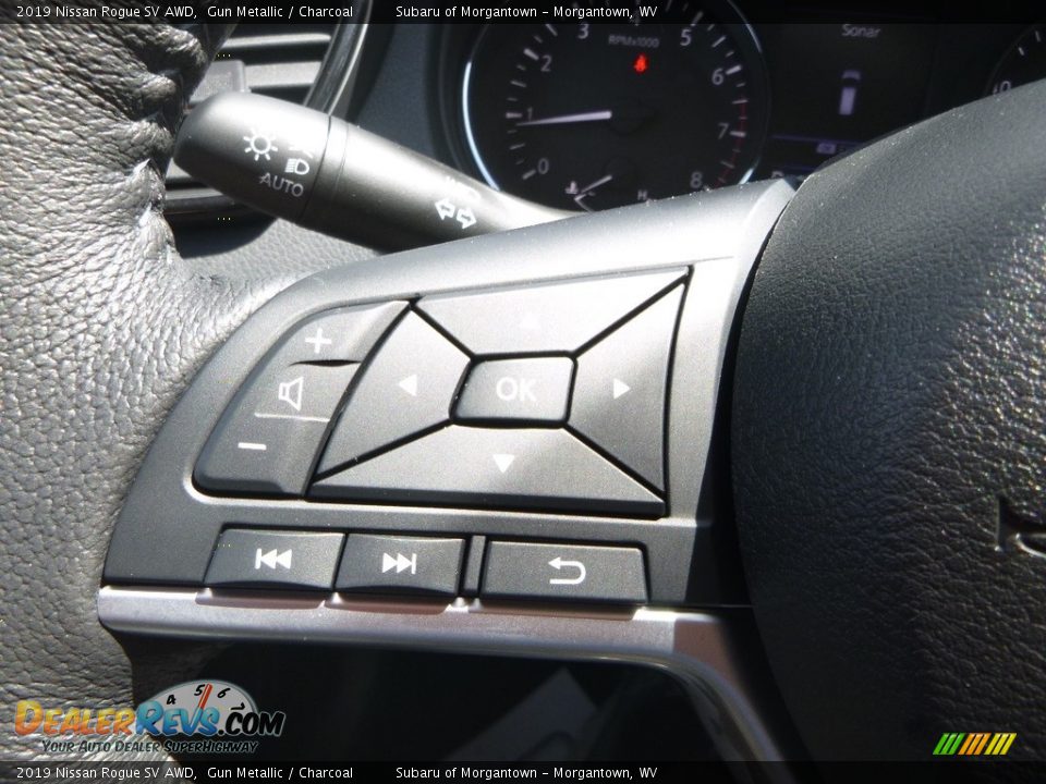 2019 Nissan Rogue SV AWD Gun Metallic / Charcoal Photo #19