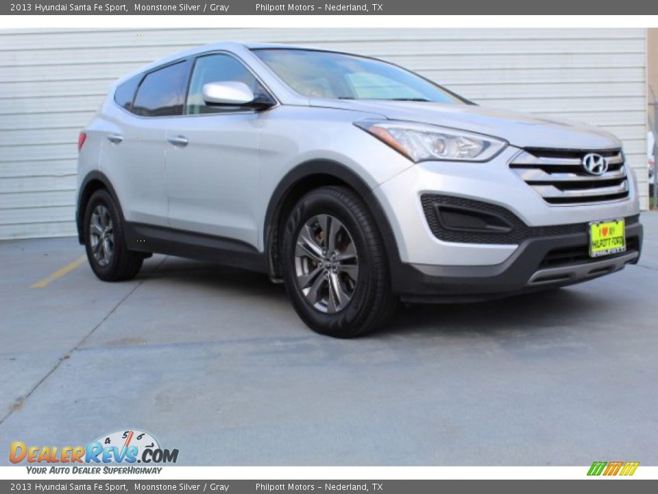 2013 Hyundai Santa Fe Sport Moonstone Silver / Gray Photo #2