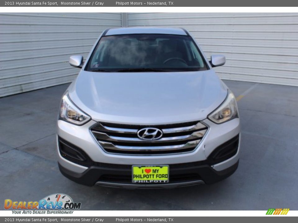 2013 Hyundai Santa Fe Sport Moonstone Silver / Gray Photo #3