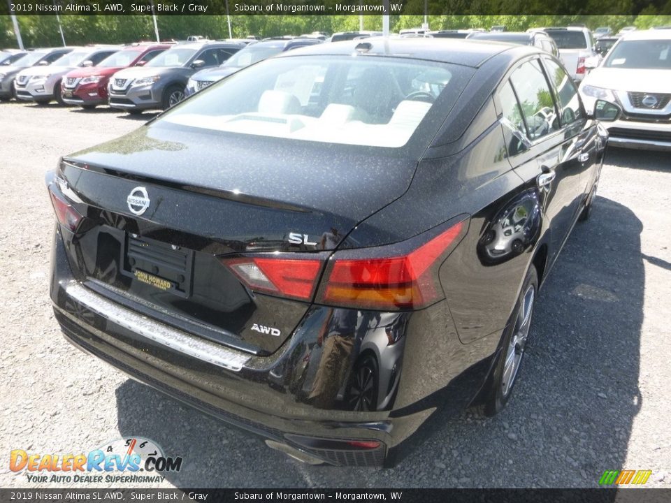 2019 Nissan Altima SL AWD Super Black / Gray Photo #4