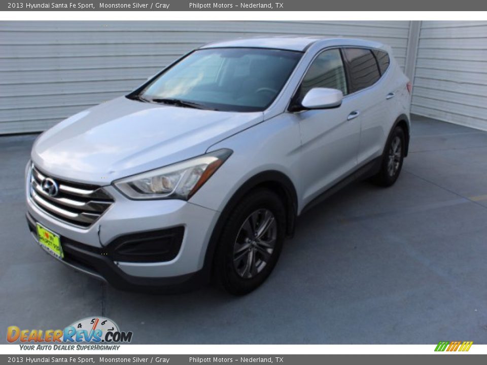 2013 Hyundai Santa Fe Sport Moonstone Silver / Gray Photo #4