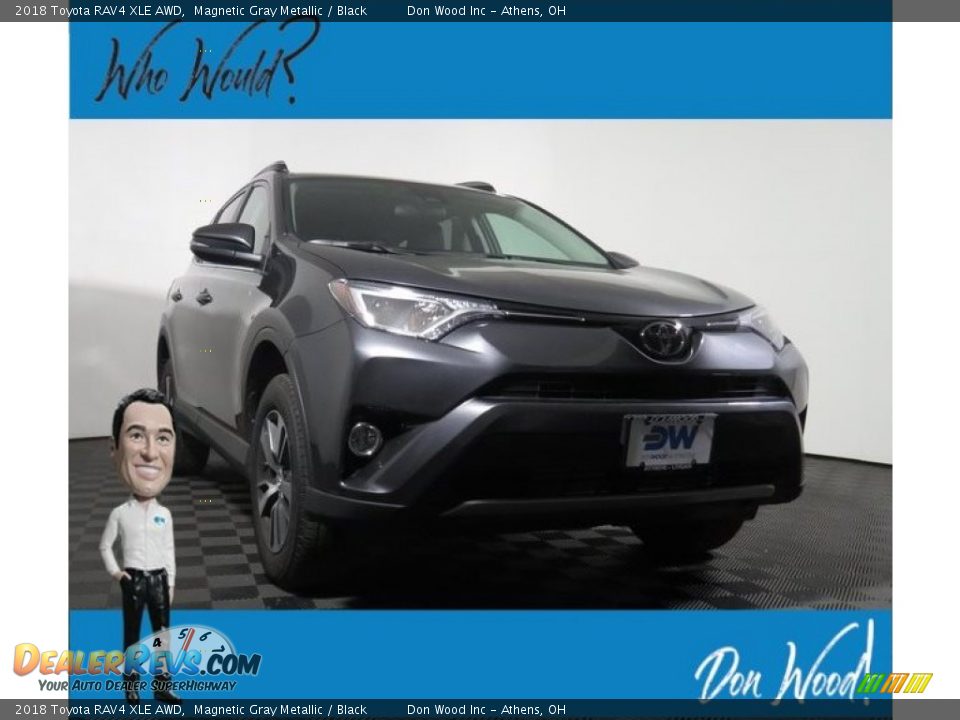 2018 Toyota RAV4 XLE AWD Magnetic Gray Metallic / Black Photo #1