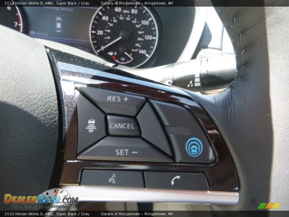 2019 Nissan Altima SL AWD Super Black / Gray Photo #19