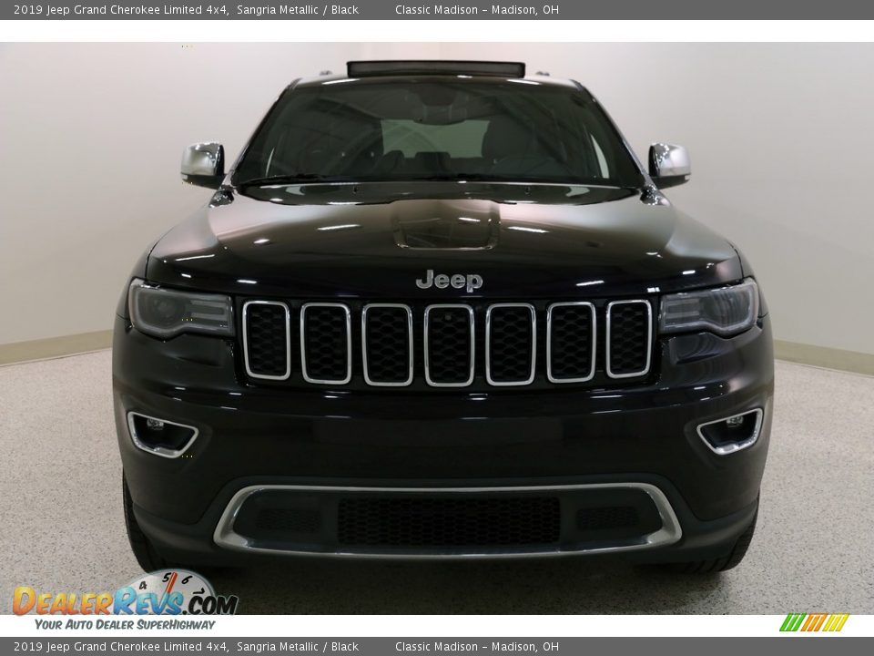 2019 Jeep Grand Cherokee Limited 4x4 Sangria Metallic / Black Photo #2