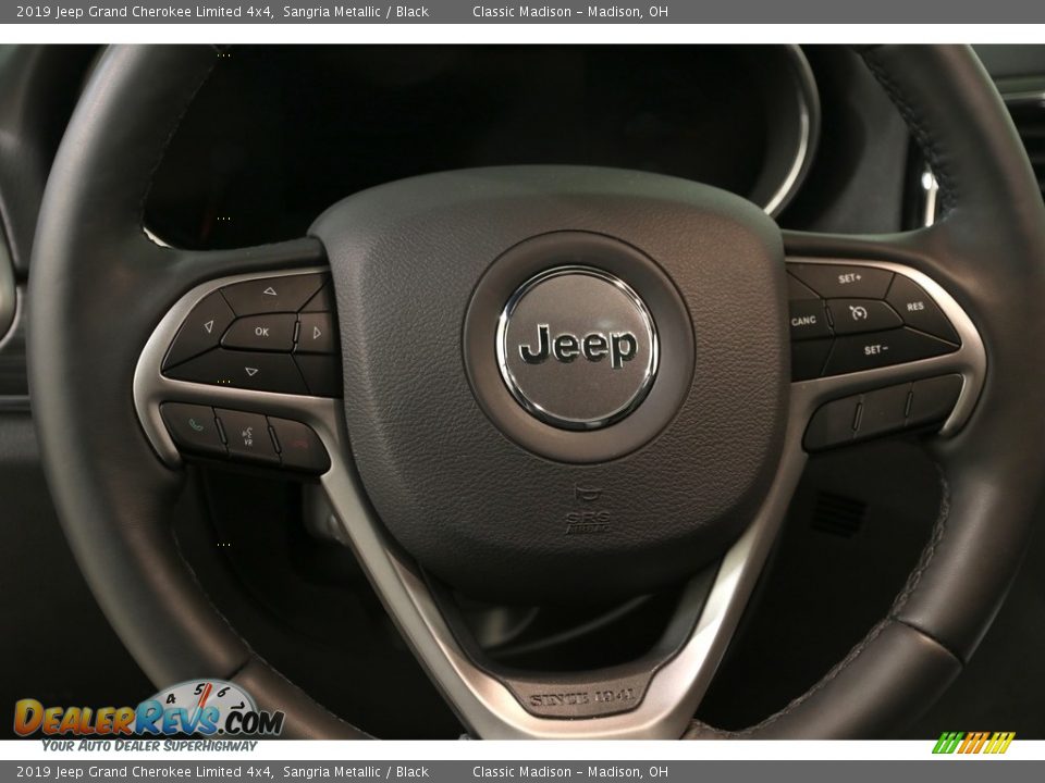 2019 Jeep Grand Cherokee Limited 4x4 Sangria Metallic / Black Photo #6