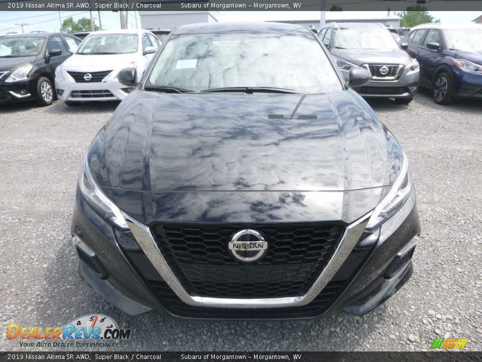 2019 Nissan Altima SR AWD Super Black / Charcoal Photo #9