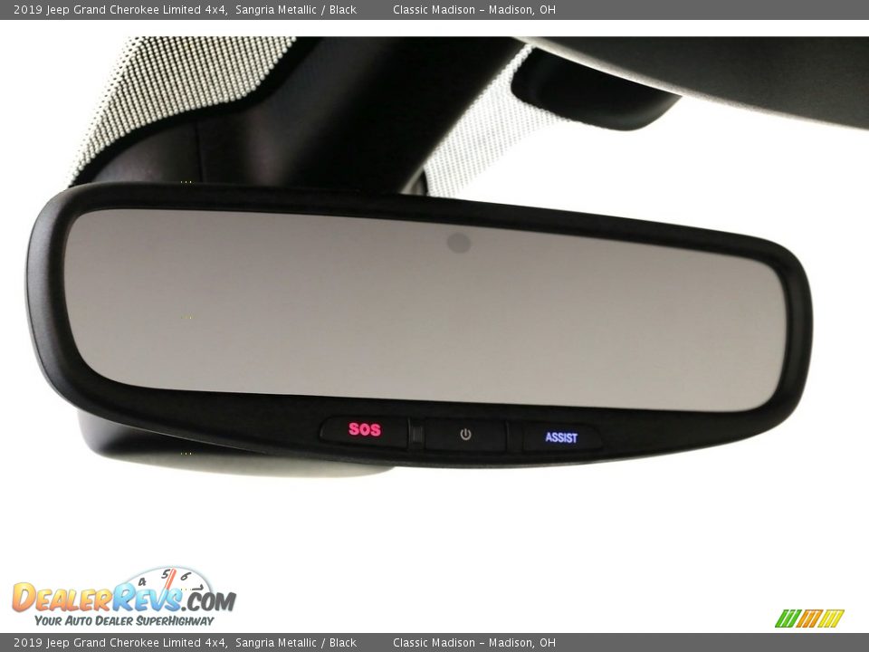 2019 Jeep Grand Cherokee Limited 4x4 Sangria Metallic / Black Photo #8