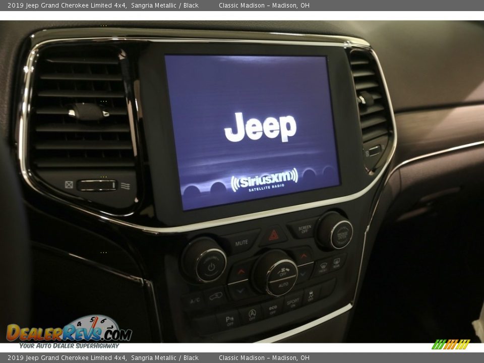 2019 Jeep Grand Cherokee Limited 4x4 Sangria Metallic / Black Photo #9