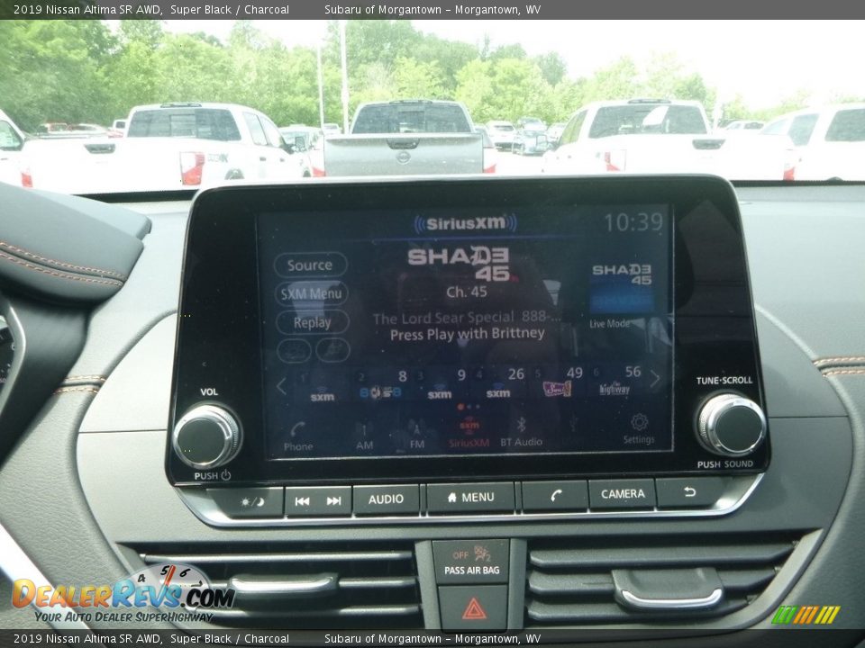 2019 Nissan Altima SR AWD Super Black / Charcoal Photo #17