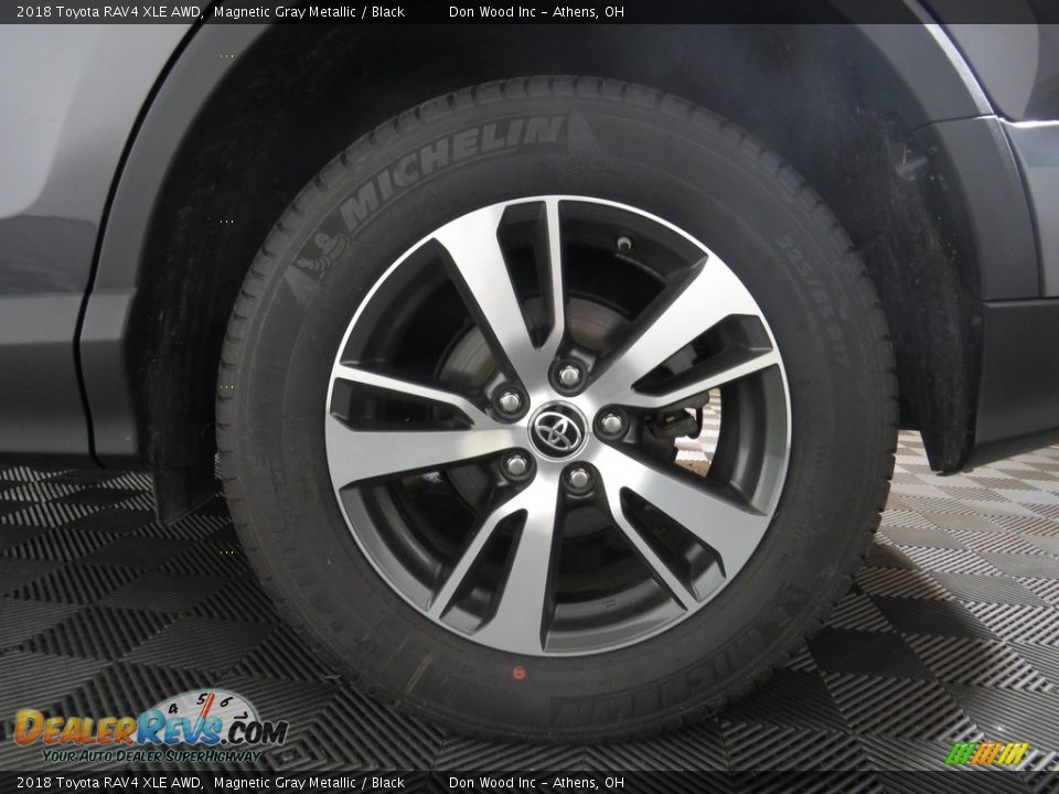 2018 Toyota RAV4 XLE AWD Magnetic Gray Metallic / Black Photo #21