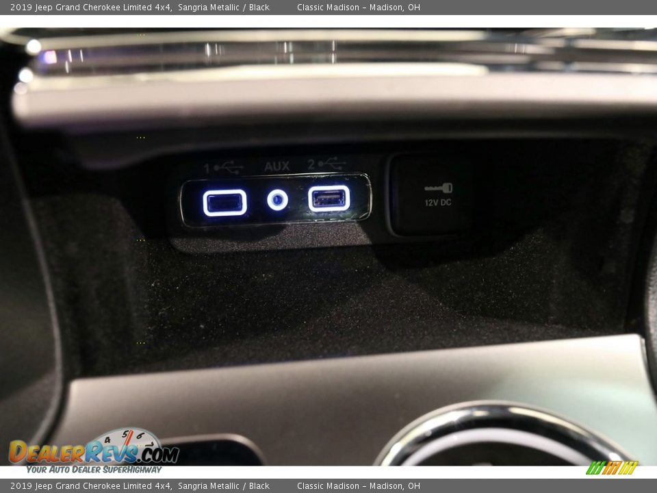 2019 Jeep Grand Cherokee Limited 4x4 Sangria Metallic / Black Photo #19