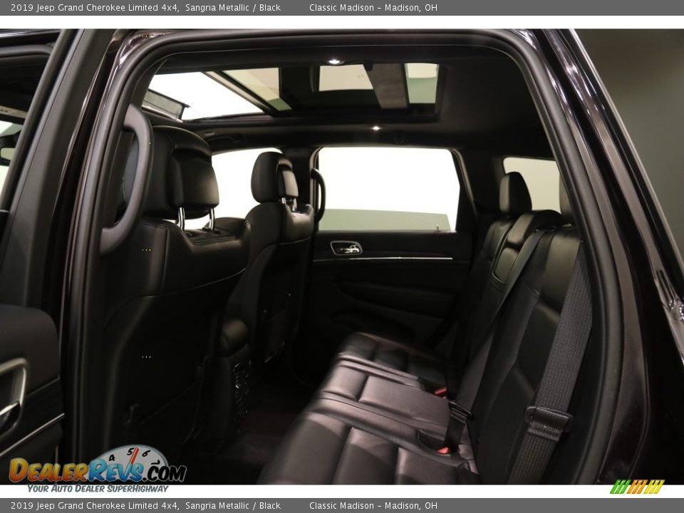 2019 Jeep Grand Cherokee Limited 4x4 Sangria Metallic / Black Photo #22