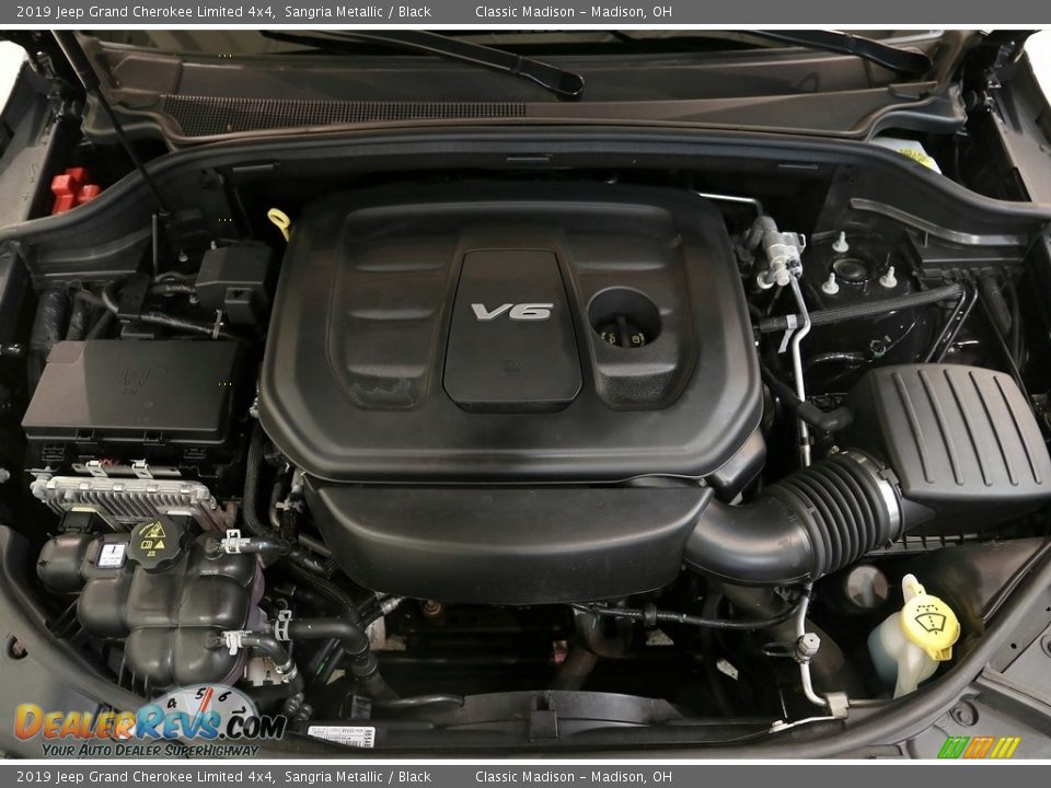 2019 Jeep Grand Cherokee Limited 4x4 Sangria Metallic / Black Photo #26