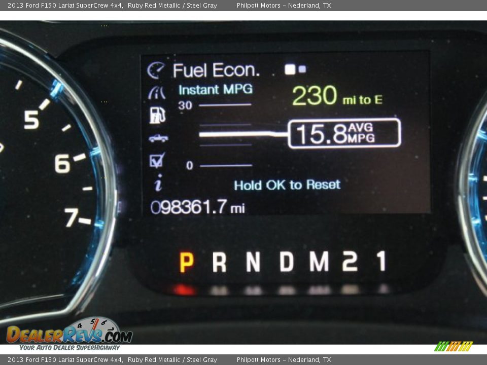 2013 Ford F150 Lariat SuperCrew 4x4 Ruby Red Metallic / Steel Gray Photo #21