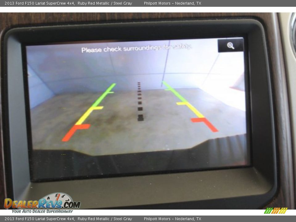 2013 Ford F150 Lariat SuperCrew 4x4 Ruby Red Metallic / Steel Gray Photo #26