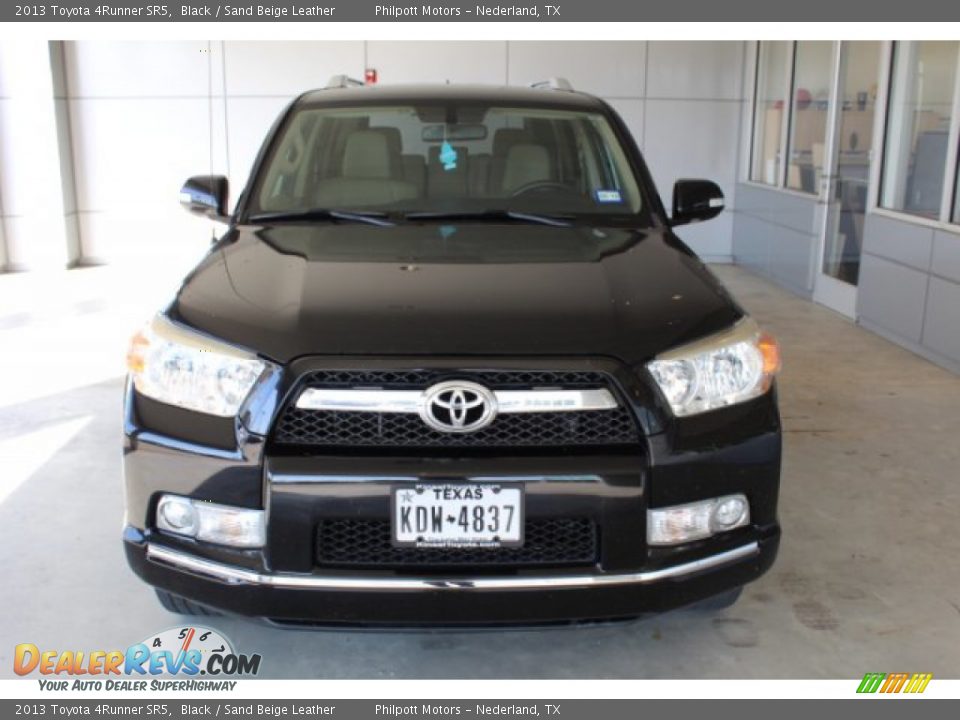 2013 Toyota 4Runner SR5 Black / Sand Beige Leather Photo #3