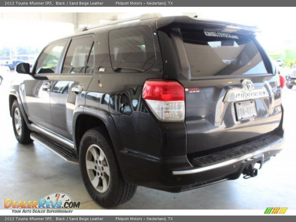 2013 Toyota 4Runner SR5 Black / Sand Beige Leather Photo #5