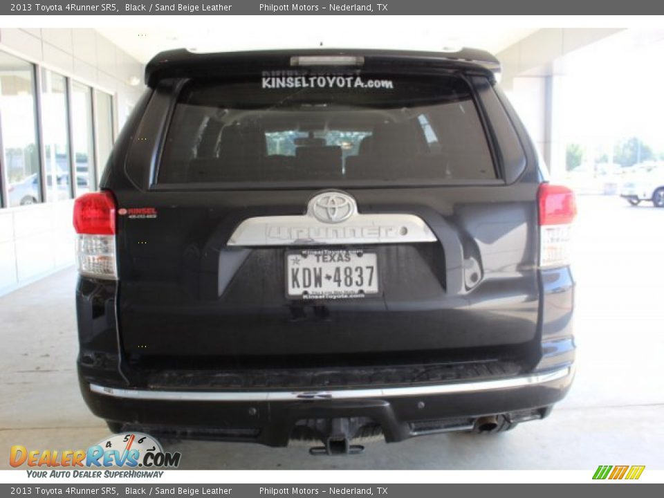 2013 Toyota 4Runner SR5 Black / Sand Beige Leather Photo #6