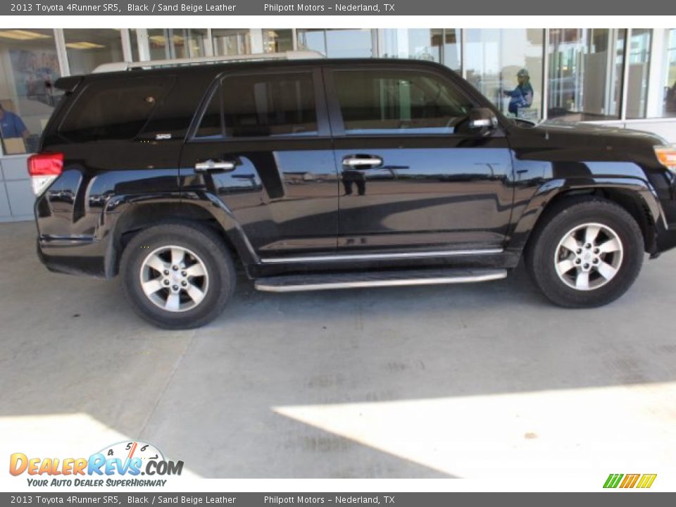 2013 Toyota 4Runner SR5 Black / Sand Beige Leather Photo #8
