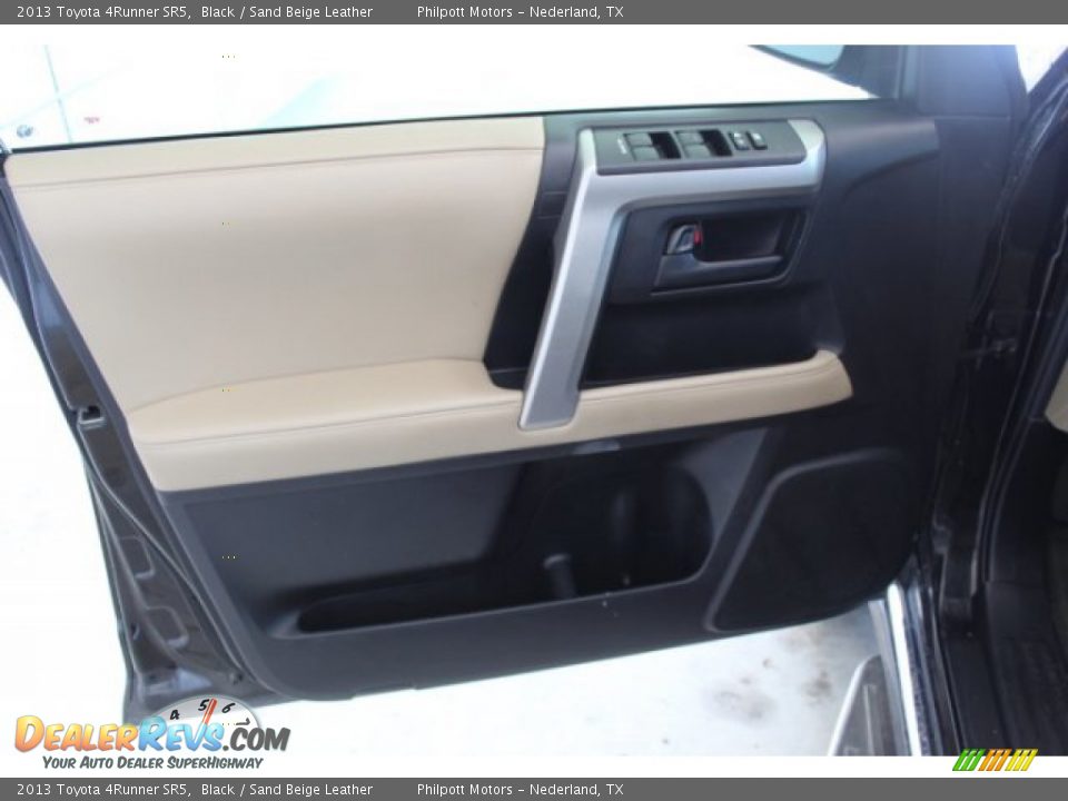 2013 Toyota 4Runner SR5 Black / Sand Beige Leather Photo #9