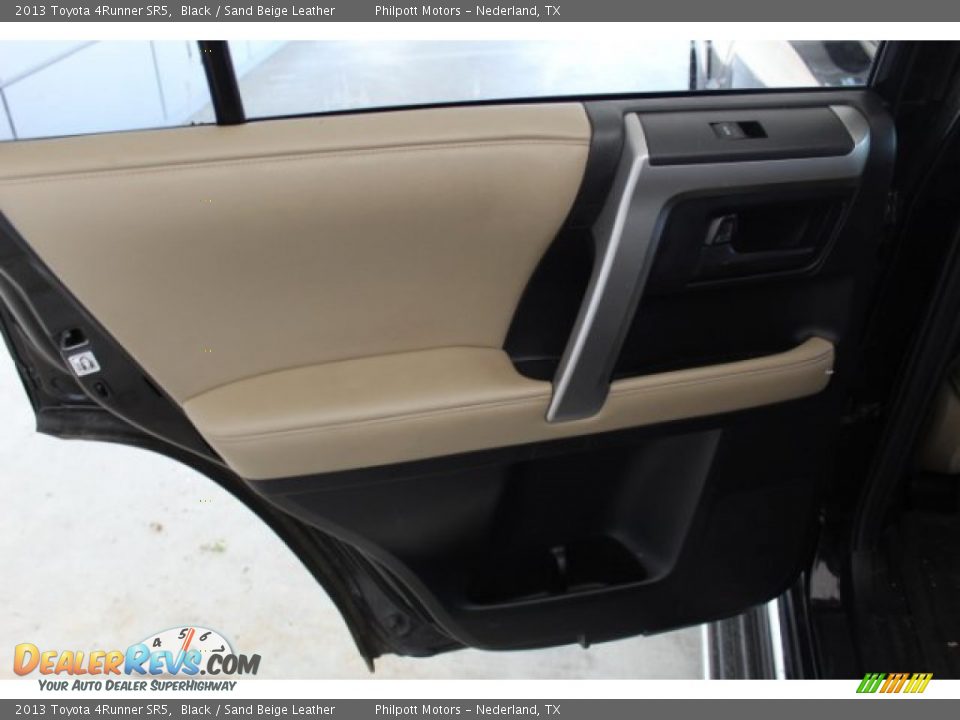 2013 Toyota 4Runner SR5 Black / Sand Beige Leather Photo #11