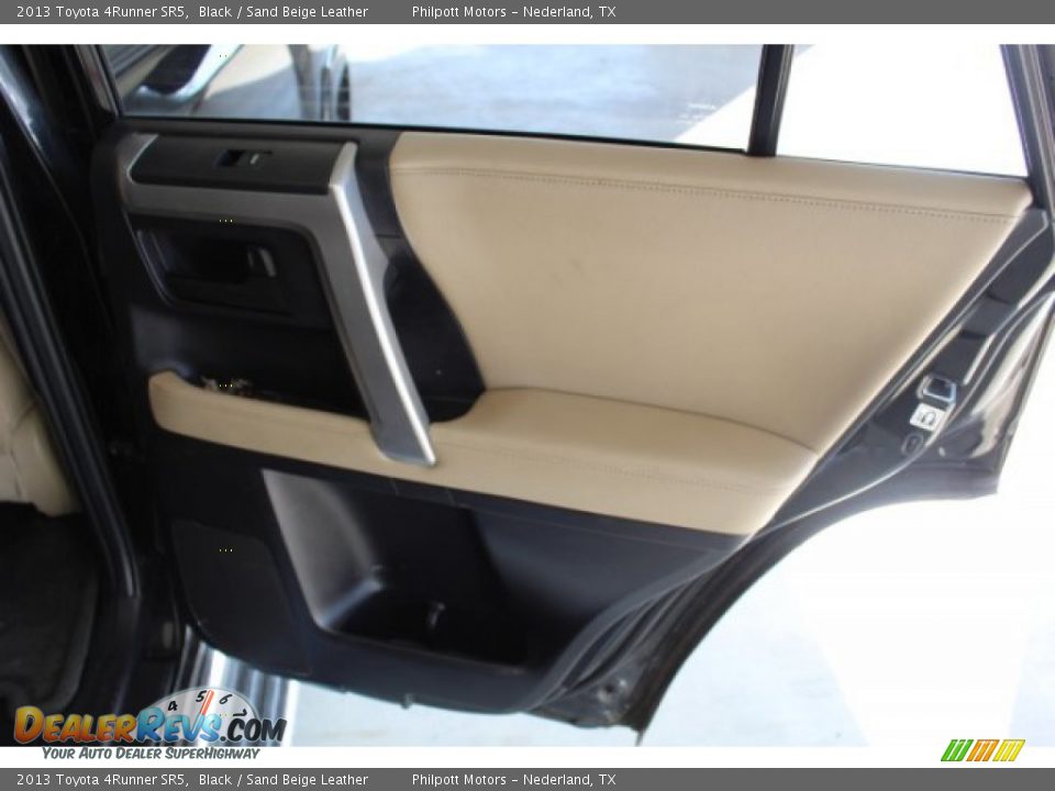 2013 Toyota 4Runner SR5 Black / Sand Beige Leather Photo #14