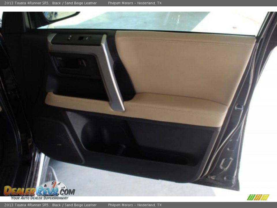 2013 Toyota 4Runner SR5 Black / Sand Beige Leather Photo #16