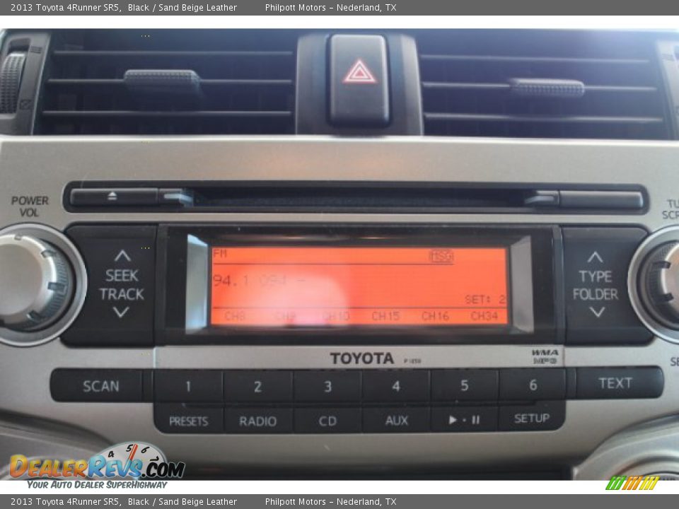 2013 Toyota 4Runner SR5 Black / Sand Beige Leather Photo #18