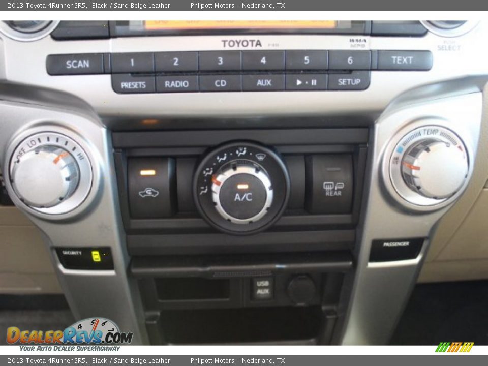 2013 Toyota 4Runner SR5 Black / Sand Beige Leather Photo #19